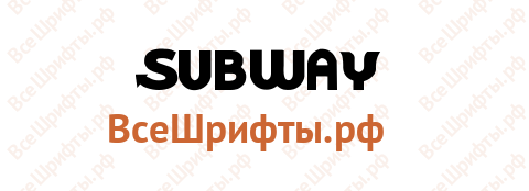 Шрифт Subway