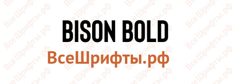 Шрифт Bison Bold