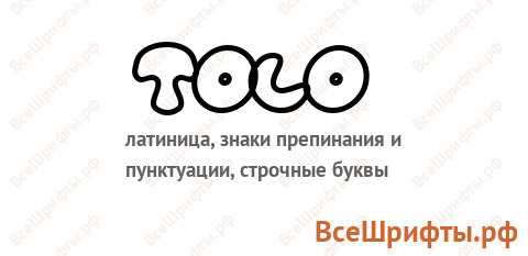 Шрифт Tolo
