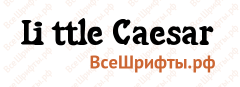 Шрифт Little Caesar