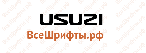 Шрифт Usuzi